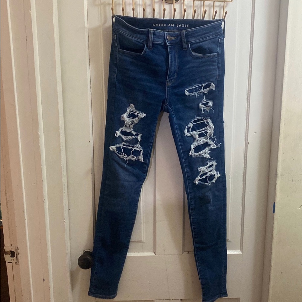 American Eagle Skinny Jeans size 4 X-long